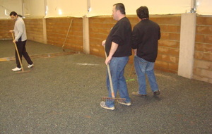 LES TERRAINS DU CHAPITEAU DU MAS SONT PRETS 